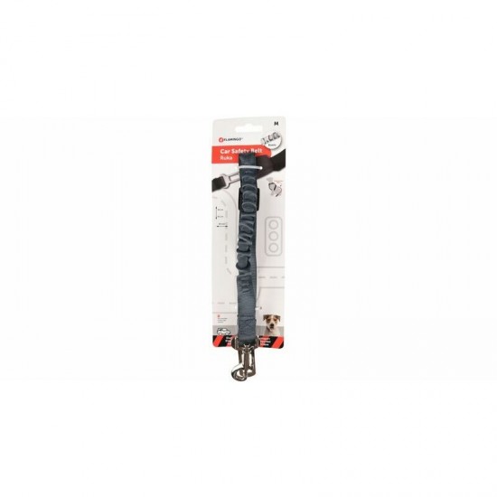 Flamingo auto drošības josta adapteris RUKA SHOCK ABSORBER GREY 52-65cm/20mm