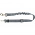 Flamingo auto drošības josta adapteris RUKA SHOCK ABSORBER GREY 60-80cm/25mm