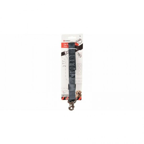 Flamingo auto drošības josta adapteris RUKA SHOCK ABSORBER GREY 60-80cm/25mm