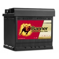BANNER akum. AGM 50Ah 12V 640A 210x175x190mm BANNER akum. AGM 50Ah 12V 640A 210x175x190mm