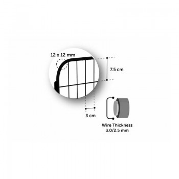 Flamingo nožogojums suņiem ZECTA BLACK 162x140x80cm