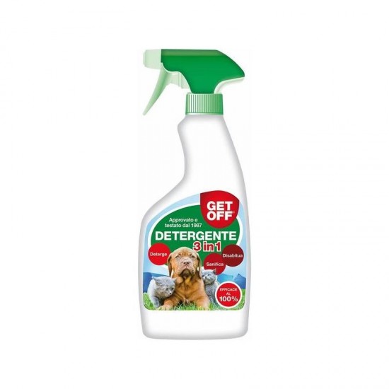 GET OFF Detergente 3 in 1 mazgāšanas un atradīnāšanās līdzeklis 500ml GET OFF Detergente 3 in 1 mazgāšanas un atradīnāšanās līdzeklis 500ml