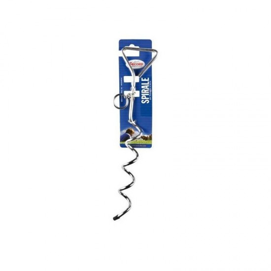Hromēts spirālveida miets 40cm Hromēts spirālveida miets 40cm