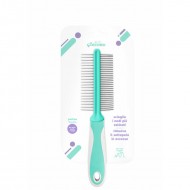 Ķemme HAIRMONY divpusēja ar metāla zobiem 22cm Ķemme HAIRMONY divpusēja ar metāla zobiem 22cm