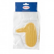 Ķemme-cimdiņš auduma/lateksa 24 cm Ķemme-cimdiņš auduma/lateksa 24 cm