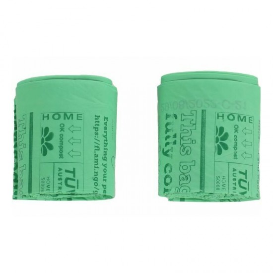 Flamingo izkārnījumu maisiņi COMPOSTABLE CARDUN GREEN 2x25 gb Flamingo izkārnījumu maisiņi COMPOSTABLE CARDUN GREEN 2x25 gb