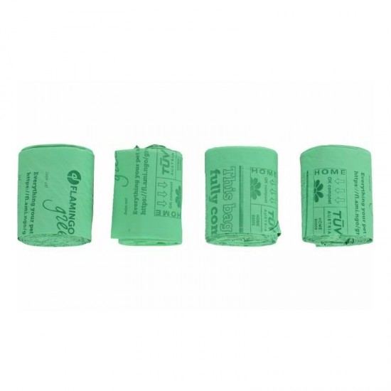 Flamingo izkārnījumu maisiņi COMPOSTABLE CARDUN GREEN 4x25 gb Flamingo izkārnījumu maisiņi COMPOSTABLE CARDUN GREEN 4x25 gb