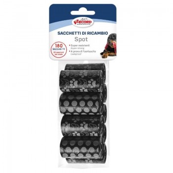 Izkārnījumu savākšanas maisiņi SPOT BLACK 9X20gb 27,5x30,5cm