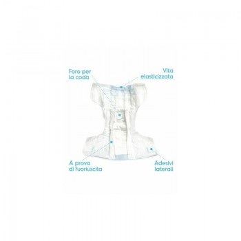 Autiņi suņiem AssorbiPiu L 12gb. Autiņi suņiem AssorbiPiu L 12gb.