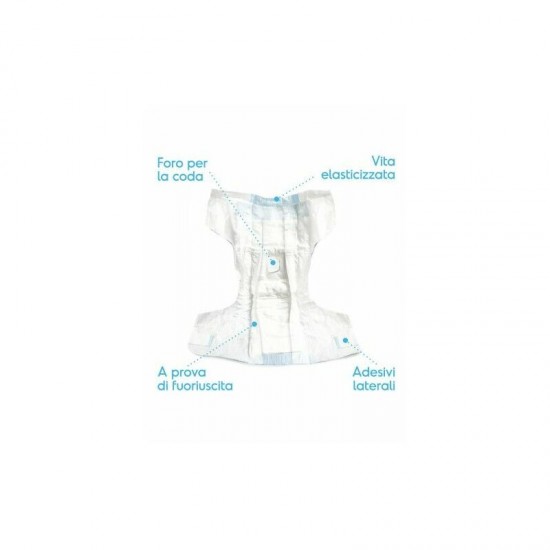 Autiņi suņiem AssorbiPiu M 12gb. Autiņi suņiem AssorbiPiu M 12gb.