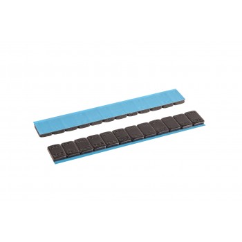 Atsvars līmējamais 60g (12x5g) Fe, Zn plastm. pārkl. melns*