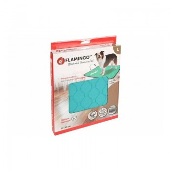 Flamingo TRAINING PAD GREEN L ANTISLIP 85x51cm - apmācības paliktnis