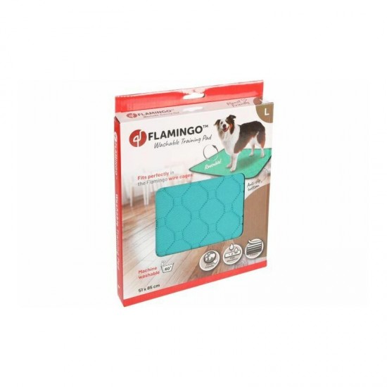 Flamingo TRAINING PAD GREEN L ANTISLIP 85x51cm - apmācības paliktnis