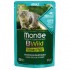 Monge Cat BWild Pouch Grain Free Adult Chunkies in Gravy Codfish with Shrimps and Vegetables 85 g