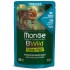  Monge Cat BWild Pouch Grain Free Sterilised Chunkies in Gravy Tuna with Shrimps and Vegetables 85 g