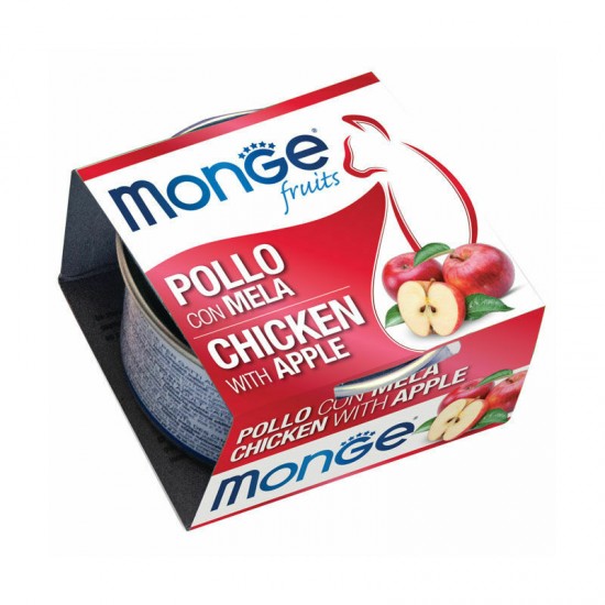 Monge Cat Fruits Adult Chicken Flakes with Apple 80 g