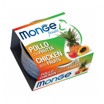 Monge Cat Fruits Adult Chicken Flakes with Fruits 80 g