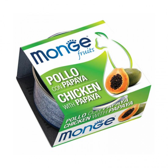 Monge Cat Fruits Adult Chicken Flakes with Papaya 80 g