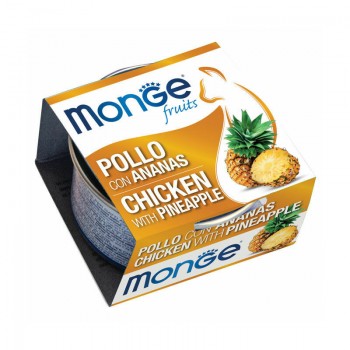 Monge Cat Fruits Adult Chicken Flakes with Pineapple 80 g