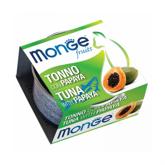 Monge Cat Fruits Adult Tuna Flakes with Papaya 80 g