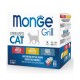 Monge Cat Grill Pouches Multipack Sterilised Veal, Cockerel, Trout 12x85 g