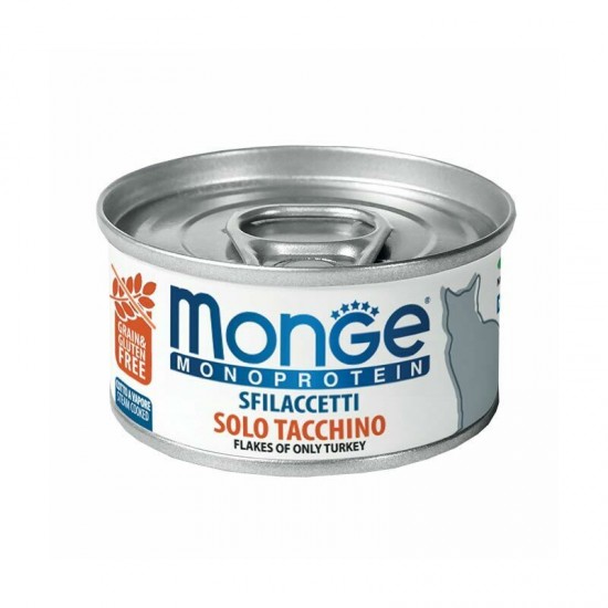Monge Cat Monoprotein Flakes Only Turkey 80 g