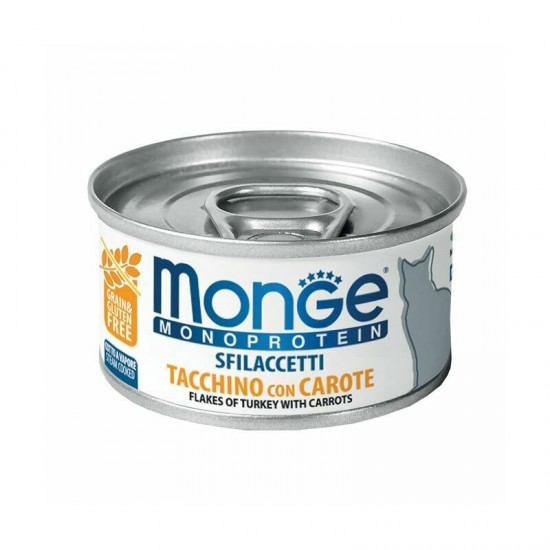 Monge Cat Monoprotein Flakes Turkey with Carrots 80 g