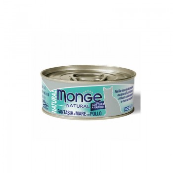 Monge Cat Natural Seafood Mixed with Chicken 80 g