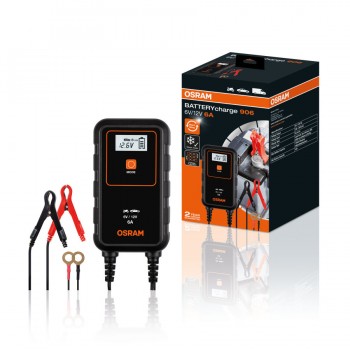 OSRAM BATTERY CHARGE 906 Akumulatora lādētājs 6/12V 6A