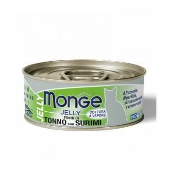 Monge Cat Natural Tuna with Surimi in Jelly 80 g