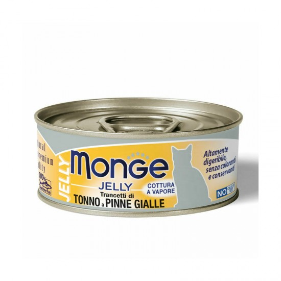 Monge Cat Natural Yellowfin Tuna in Jelly 80 g