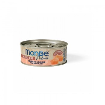 Monge Cat Natural Yellowfin Tuna with Salmon 80 g