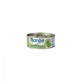 Monge Cat Supreme Sterilised Tuna Flakes with Brown Rice and Ginkgo Biloba 80 g