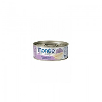Monge Cat Supreme Sterilised Tuna Flakes with Seabass 80 g