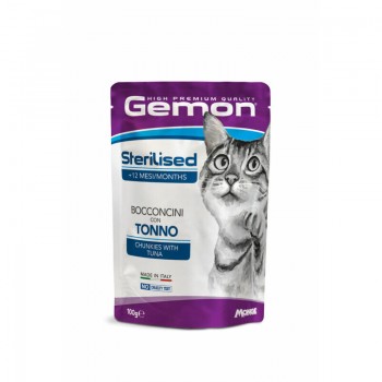 Gemon Cat Pouch Chunkies with Tuna 100 g