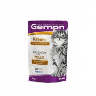Gemon Cat Pouch Kitten Chunkies with Chicken 100 g