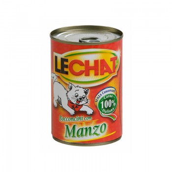 LeChat Cat Adult Chunkies with Beef 400 g