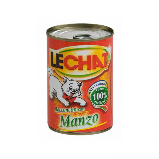 LeChat Cat Adult Chunkies with Beef 400 g