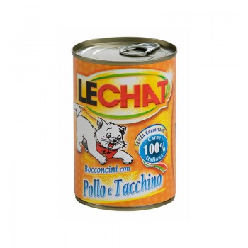 LeChat Cat Adult Chunkies with Chicken and Turkey 400 g