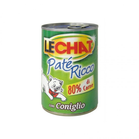 LeChat Cat Adult Pate Ricco with Rabbit 400 g