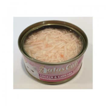 Aatas Cat Creamy Chicken&Kanikama 80g - konservi kaķiem