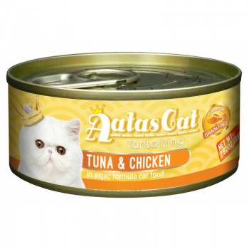 Aatas Cat Tantalizing Tuna&Chicken 80g - konservi kaķiem
