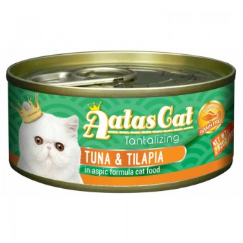 Aatas Cat Tantalizing Tuna&Tilapia 80g - konservi kaķiem