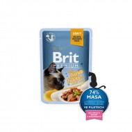 Brit Premium Cat Delicate Fillets in Gravy with Tuna 85 g konservi kaķiem