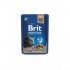 Brit Premium Cat Pouch Liver for Sterilised 100 g konservi kaķiem