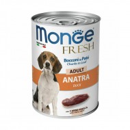  Monge Dog Fresh Adult Chunks in Loaf with Duck 400 g
