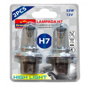Halogēna spuldzes H7 12V 55W "LAMPADA H7", 2 gab.