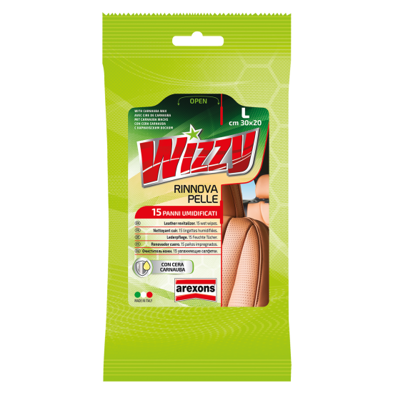 Ādas atjaunotājs WIZZY - 15 salvetes