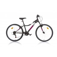 Sieviešu velosipēds 26'' ''RING'', melns/rozā
