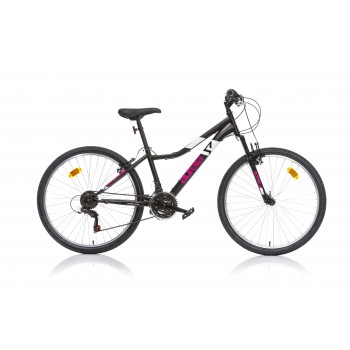 Sieviešu velosipēds 26'' ''RING'', melns/rozā